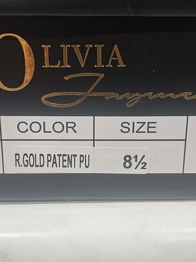 Livia Collection Shoes - R. Gold Patent PU